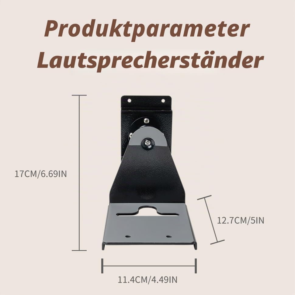 shinar Metall 2er Set Wandhalterung Kompatibel mit sonos Era 300,Schwenkbar bis zu 360°,Neigbar -70°
