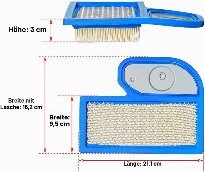 Carkio M137556 Luftfilter mit AM107423 Ölfilter Kraftstofffilter Zündkerze Tune Up Kit für John Deer