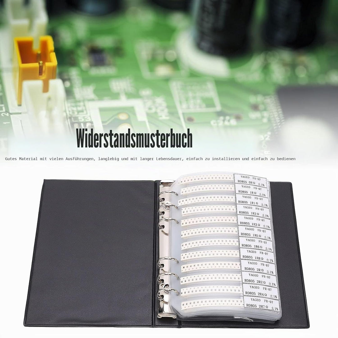 4250 Stück 170 Wert 0805 Serie Widerstand Kit Musterbuch SMD Widerstand Combo Musterbuch