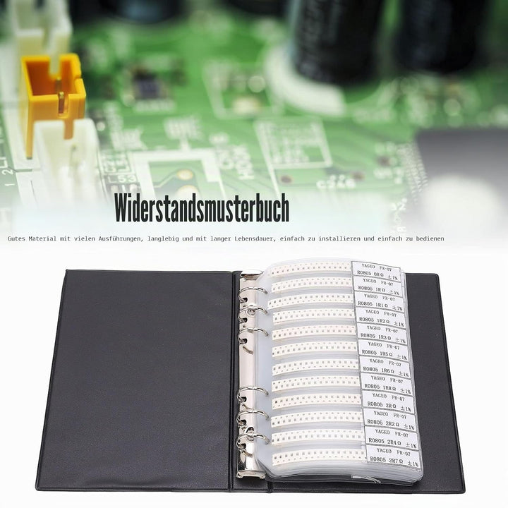4250 Stück 170 Wert 0805 Serie Widerstand Kit Musterbuch SMD Widerstand Combo Musterbuch