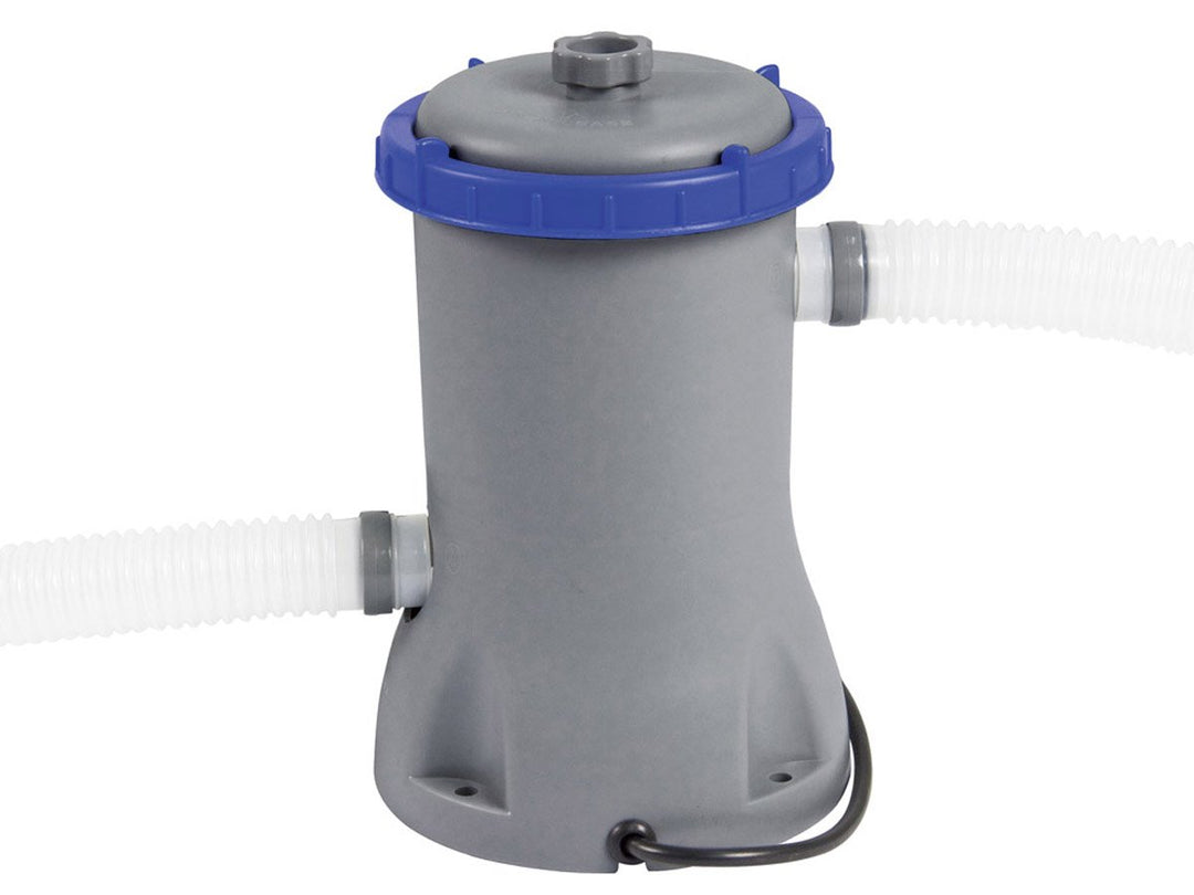 Bestway Flowclear Filterpumpe 2.006 l/h, Kunststoff, Grau 2.006 l/h Single, 2.006 l/h Single