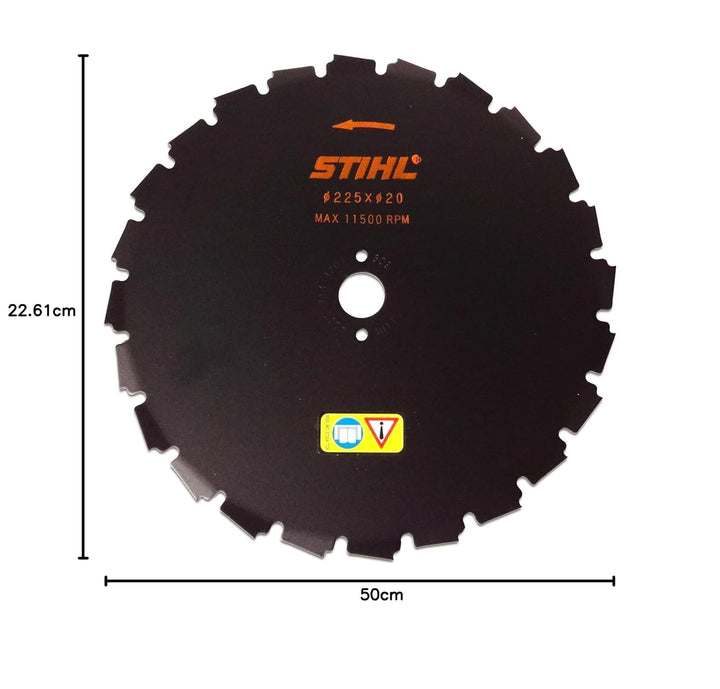Stihl 41107134204 Meisselzahn Sägeblatt FS 260,300,350,400, Ø 225 mm