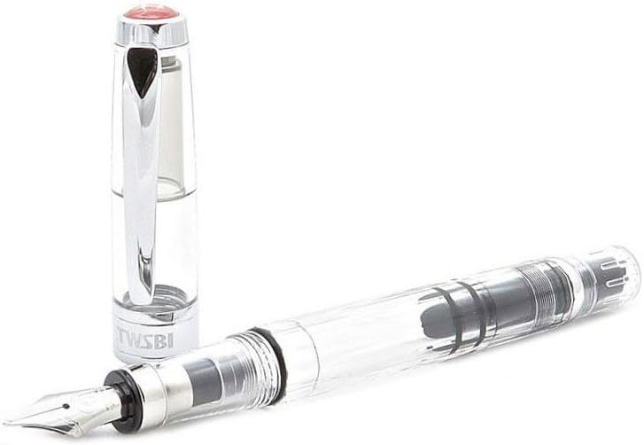 TWSBI Diamond Clear 580,Feder M,Füllfederhalter,Demonstrator,Kolbenfüller,Piston,Fountain Pen