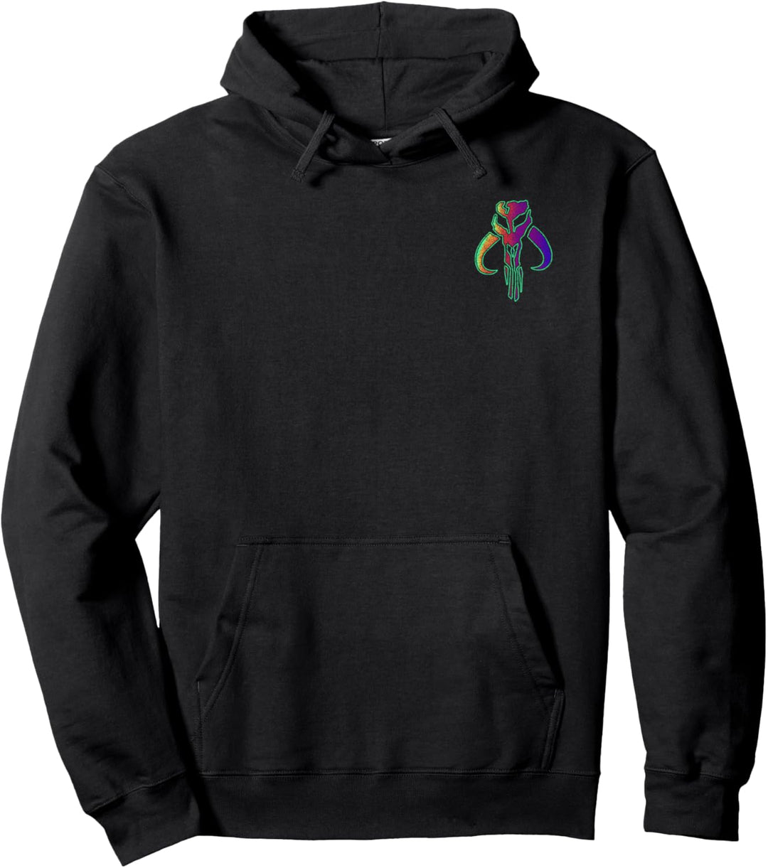 Star Wars: The Mandalorian Neon Mandalorian Signet Emblem Pullover Hoodie