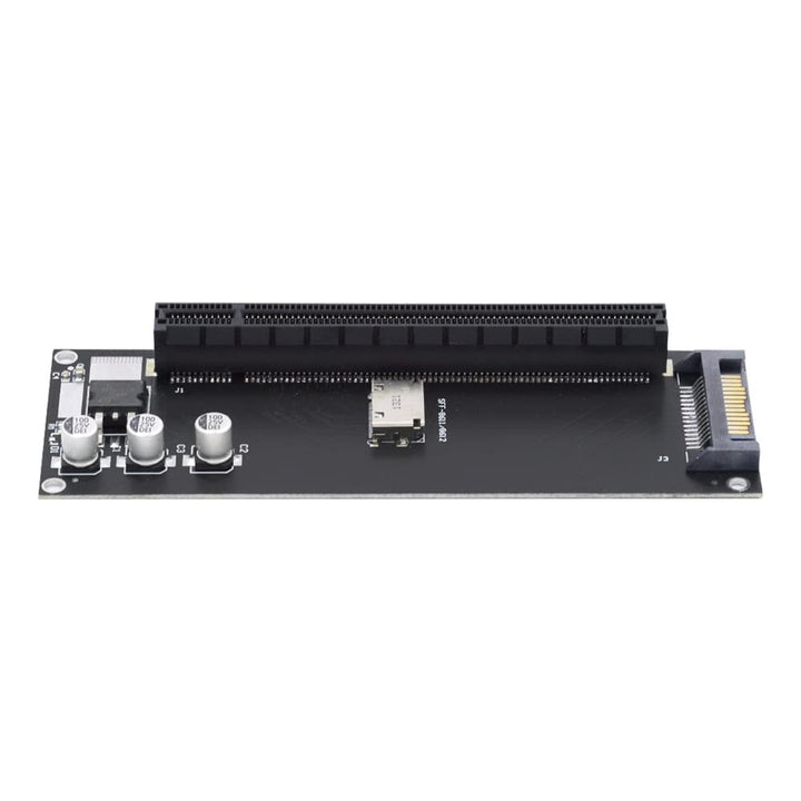 xiwai Oculink SFF-8612 SFF-8611 auf PCIE PCI-Express 16x 4X Adapter mit SATA Power Port für Mainboar