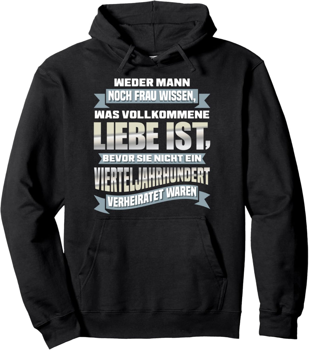 Silberhochzeit Geschenkideen 25 Jahre Silberne Hochzeit Pullover Hoodie