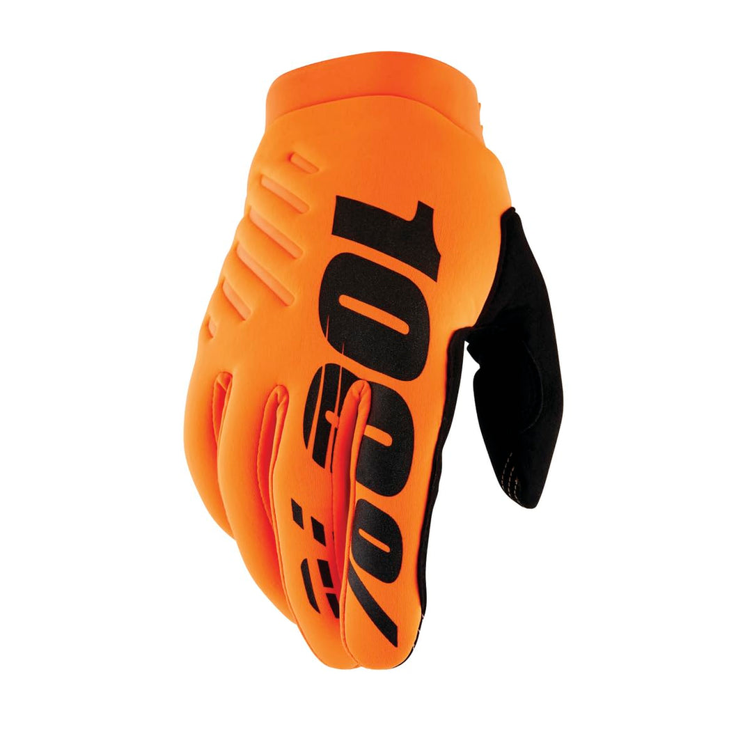 Unbekannt BRISKER Handschuhe Fluo Orange/Schwarz - 2XL