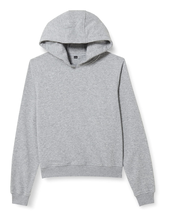 Build Your Brand Mädchen Hooded Sweatshirt, Heather Grey