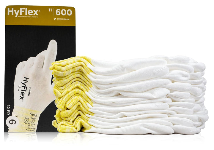 Ansell Unisex 1160x Handschuhe, Weiss, 6 EU XS (12er Pack) Weiss, XS (12er Pack) Weiss