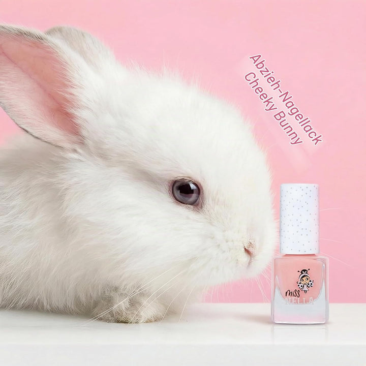 Miss Nella Summer Glitzer Nagellack 4er Set: Gelb, Koralle, Rosa und Lila, abziehbarer Nagellack spe
