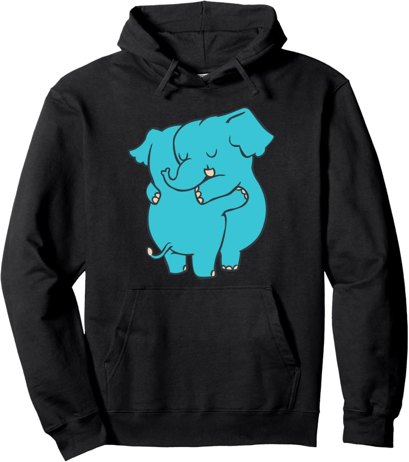 Elephant hugs Pullover Hoodie