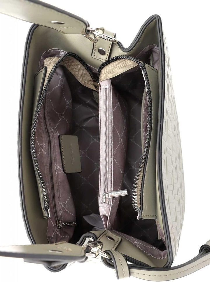 Tamaris Beutel Leona 32171 Damen Handtaschen Print Einheitsgrösse Khaki, Einheitsgröße Kha
