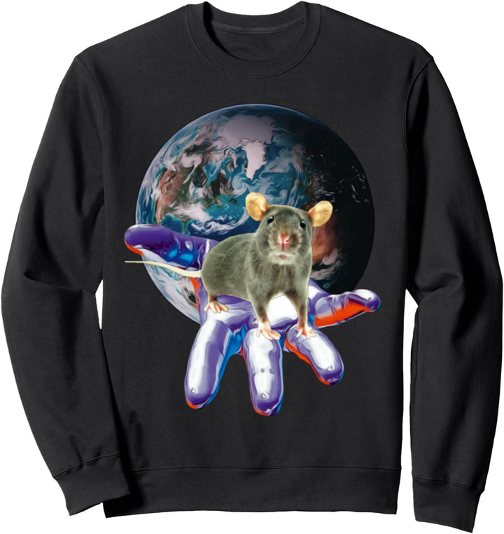 Ratten Shirt süsse Ratte Nagetier Haustier Tier Kinder Sweatshirt