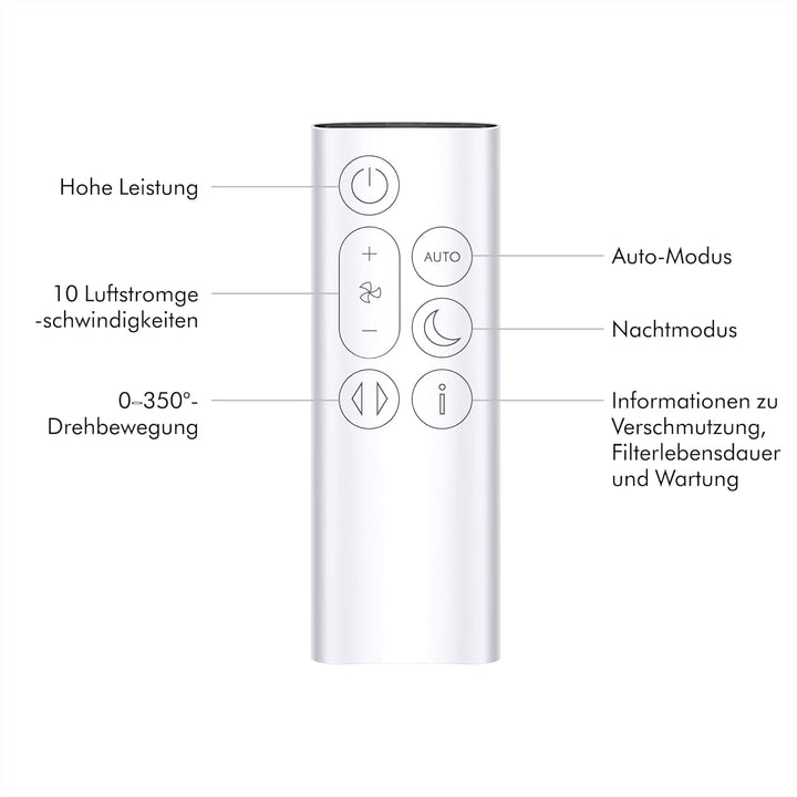 Dyson Purifier Cool Gen1 TP10 Luftreiniger und Ventilator – Leistungsstarke Luftreinigung, Kühlender