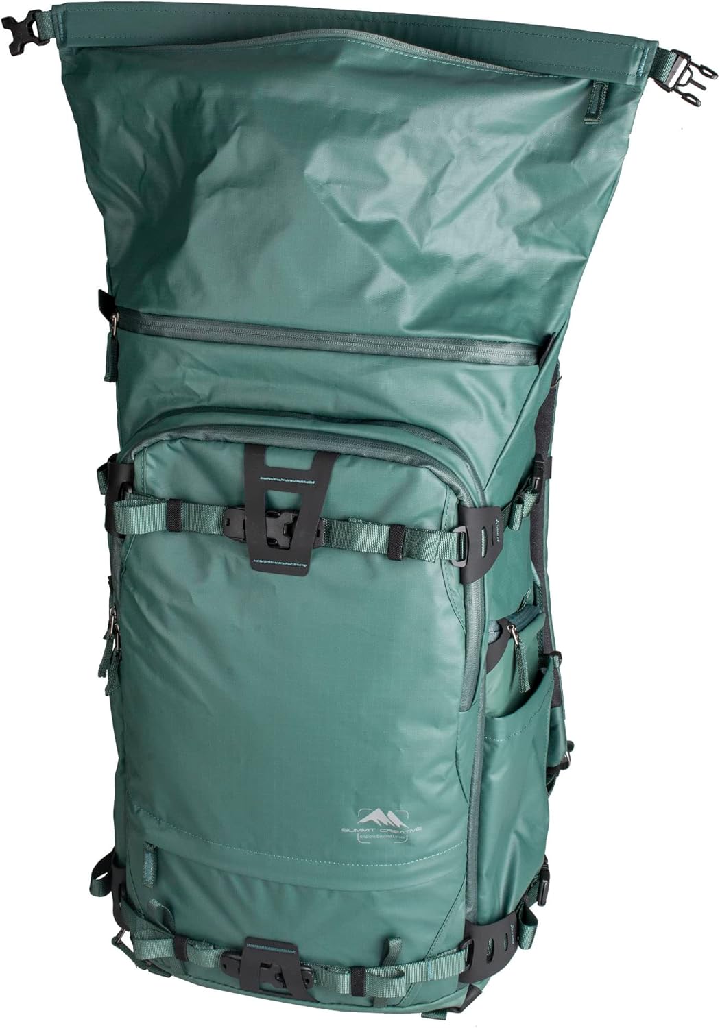 Summit Creative TENZING Roll-Top-Kamerarucksack 30L Grün, 30L Grün