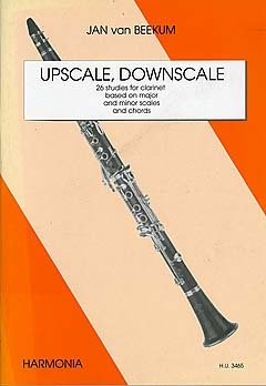 UPSCALE DOWNSCALE - arrangiert für Klarinette [Noten/Sheetmusic] Komponist: BEEKUM JAN VAN [Elektron