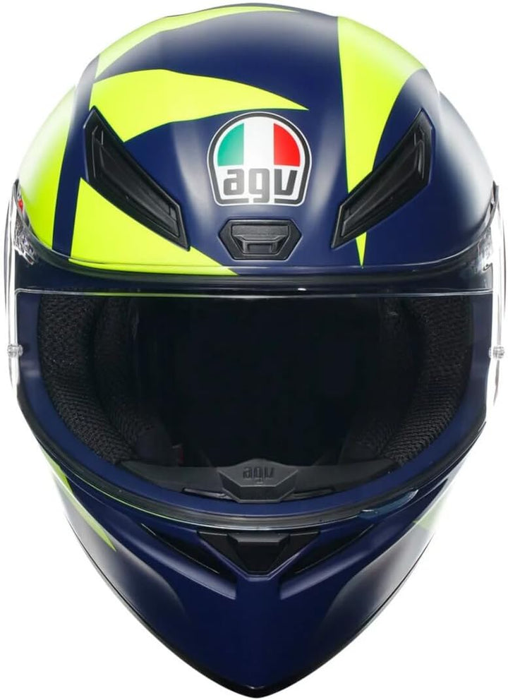 AGV K-1 S Soleluna 2018 Helm blau/gelb XS (53/54), blau/gelb XS (53/54)