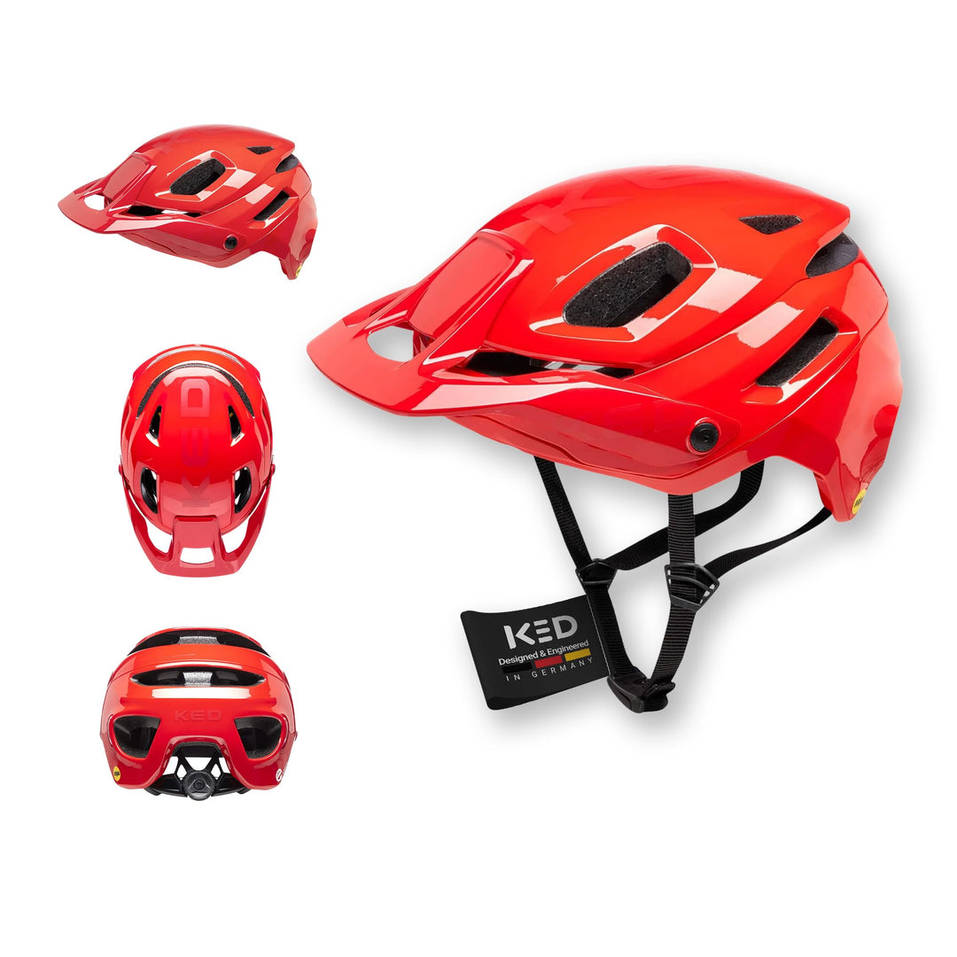 KED Pector ME1 MTB Fahrrad Helm rot 2023 M (52-58cm), M (52-58cm)