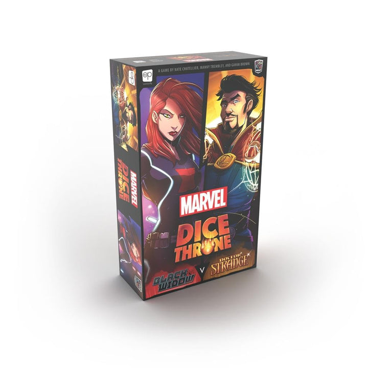 USAopoly The OP Marvel Dice Throne Expansion 2: Black Widow &. Doctor Strange - 2-Hero Box - Compati