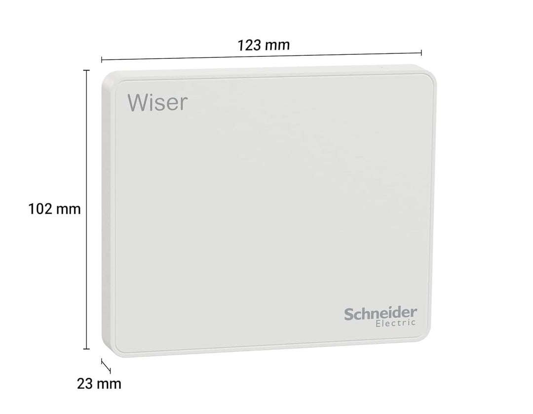 Schneider Electric Wiser Hub, Smart Home Zentrale, Steuerung per App, Zigbee, Matter Bridge, Alexa,