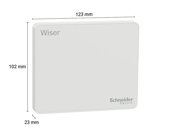 Schneider Electric Wiser Hub, Smart Home Zentrale, Steuerung per App, Zigbee, Matter Bridge, Alexa,