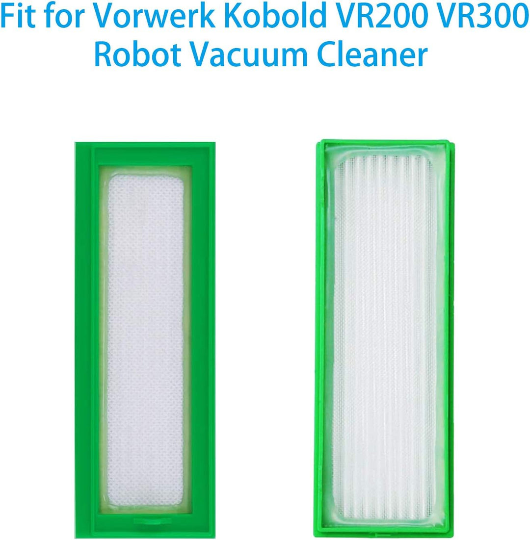 HALIEVE Filter Bürste Ersatzteile Zubehör Set Kompatibel mit Vorwerk Kobold VR200 VR300 Staubsauger