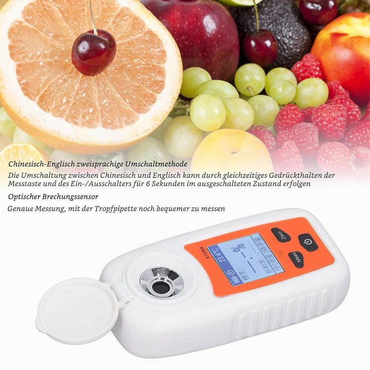 Digitales Brix Messgerät Kaffee Densitometer, Fruchtzucker Messgerät, Süsse Tester, Zuckergetränke D