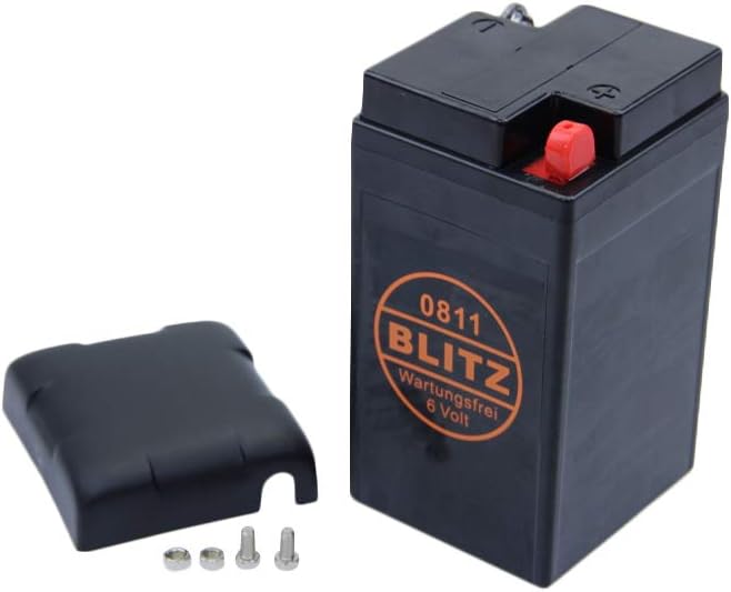 Blitz Gel Batterie 0811 6V/12AH 12A 6V 6 Volt Oldie Vespa Grand Sport Rally BMW Classic Line R25 R50