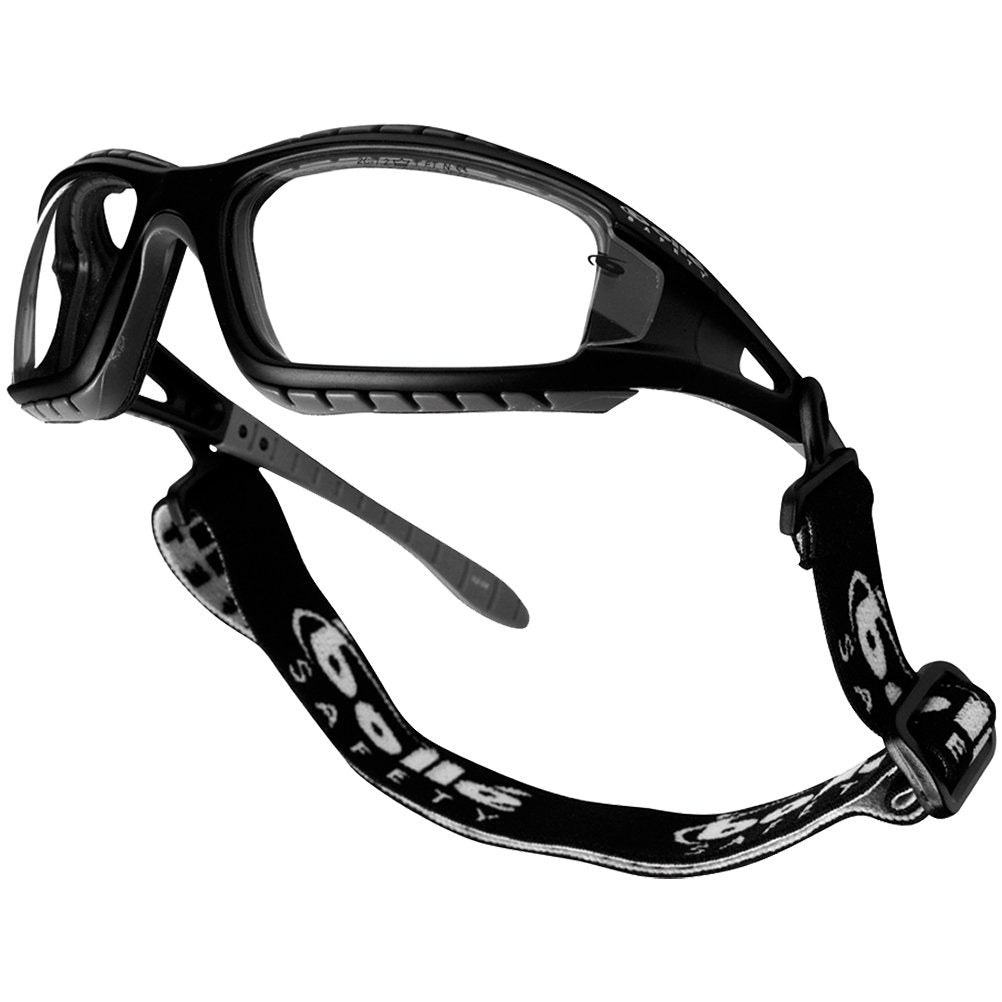 Bolle Tracker Brille Klar Schwarz Rahmen