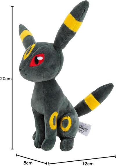 Pokémon PKW0054-20cm Plüsch - Nachtara, offizielles Pokemon Plüsch