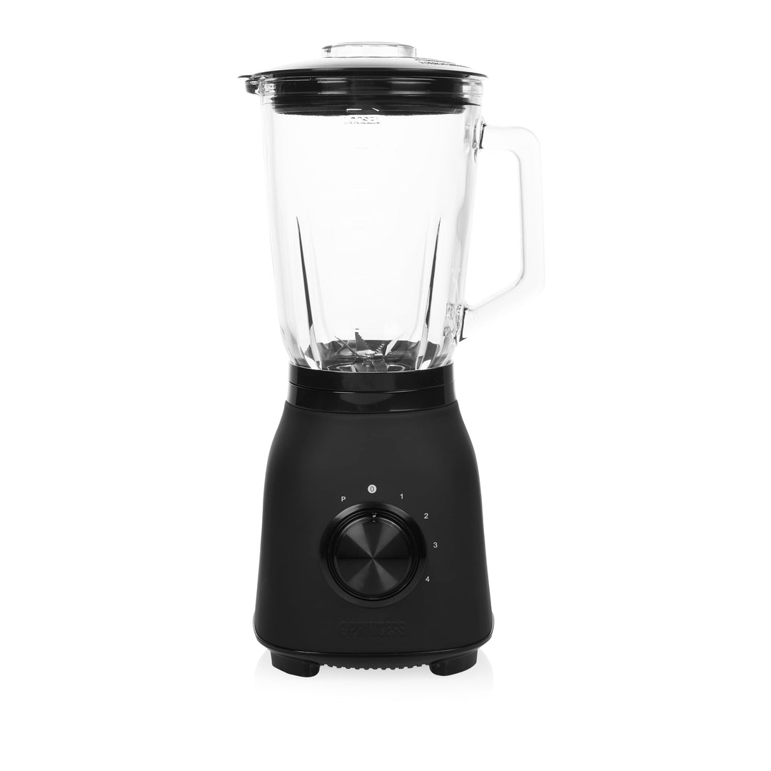Princess Standmixer Black Steel 4 Geschwindigkeitsstufen, Impuls-Funktion, 6 Klingen, 1000 Watt, 1,5