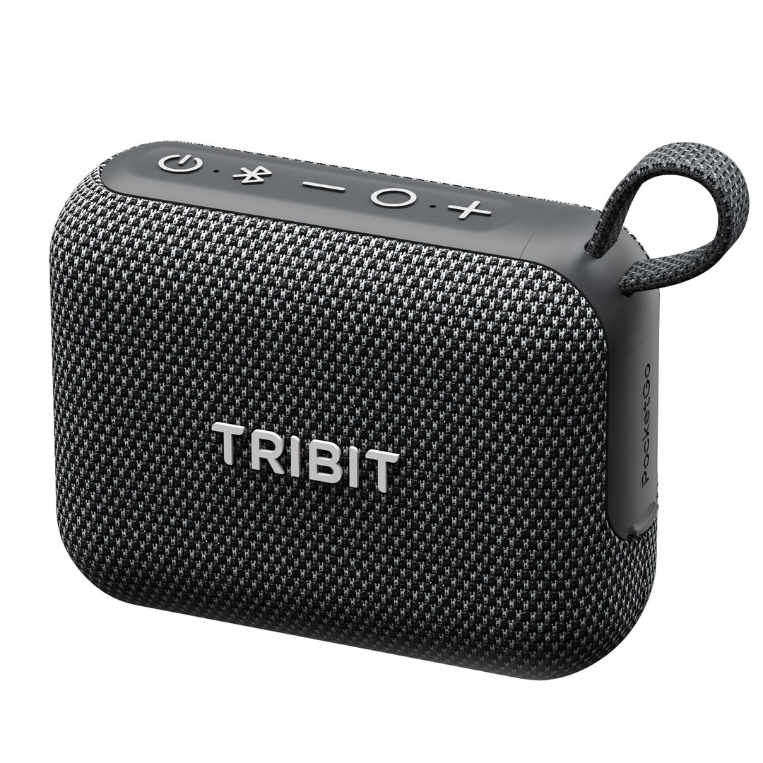 Tribit PocketGo Bluetooth Lautsprecher Klein,20 Std., IP68 Wasserdicht, Bluetooth 6.0, kraftvoller K