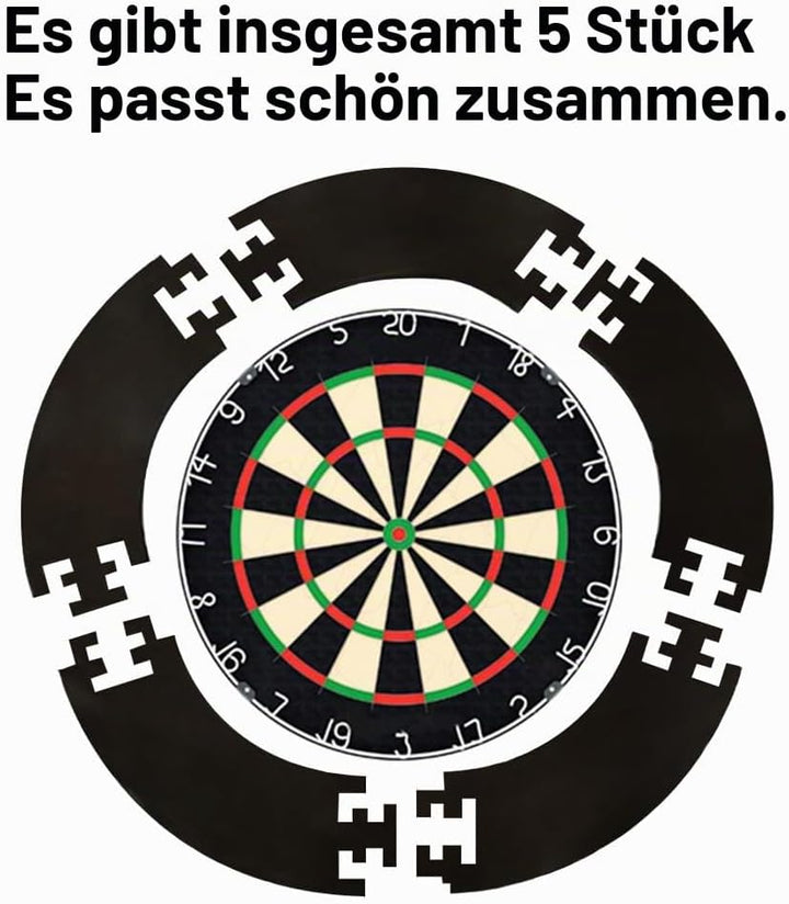 Dartscheibe Dart ZubehöR-Dart Surround Eva,Dartscheibe Schutzring FüR Verpasste WüRfe,Einfache Monta
