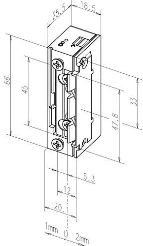 Assa Abloy 118EY13-A71 Türöffner ProFix2 ohne Arretierung/Schliessblech