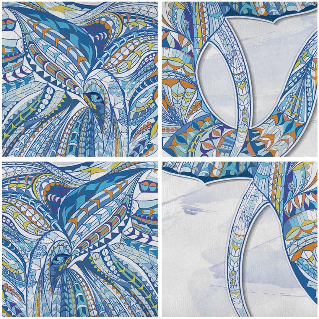 Bilder auf Leinwand Elefant Muster Tierwelt Afrika Leinwandbild 70x50cm Wandbilder Dekoration Wohnzi