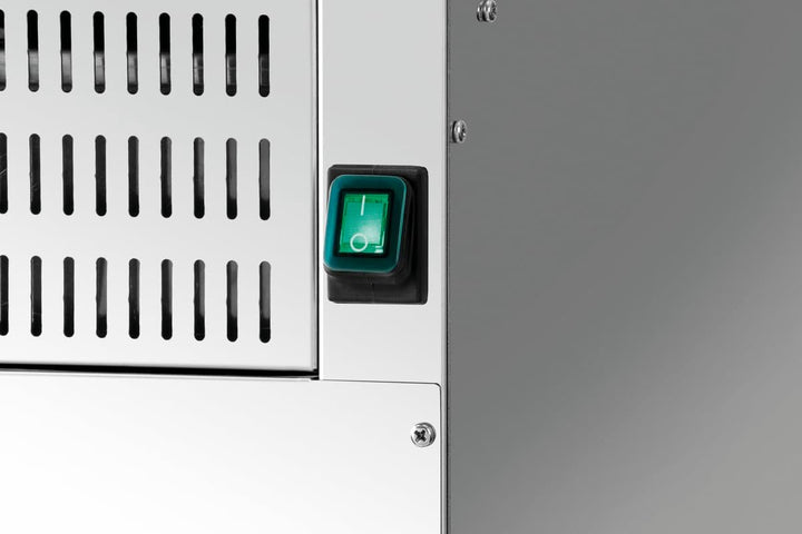 Bartscher Durchlauftoaster Mini-XS aus Edelstahl für bis zu 90 Toasts/Stunde, regelbare Bandgeschwin