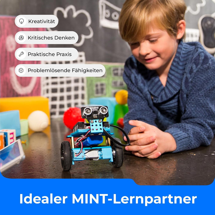 Makeblock mBot Ranger Roboter, 3-in-1-Programmierbarer Robot Bausatz, Codiertes Spielzeug, 3 Formen