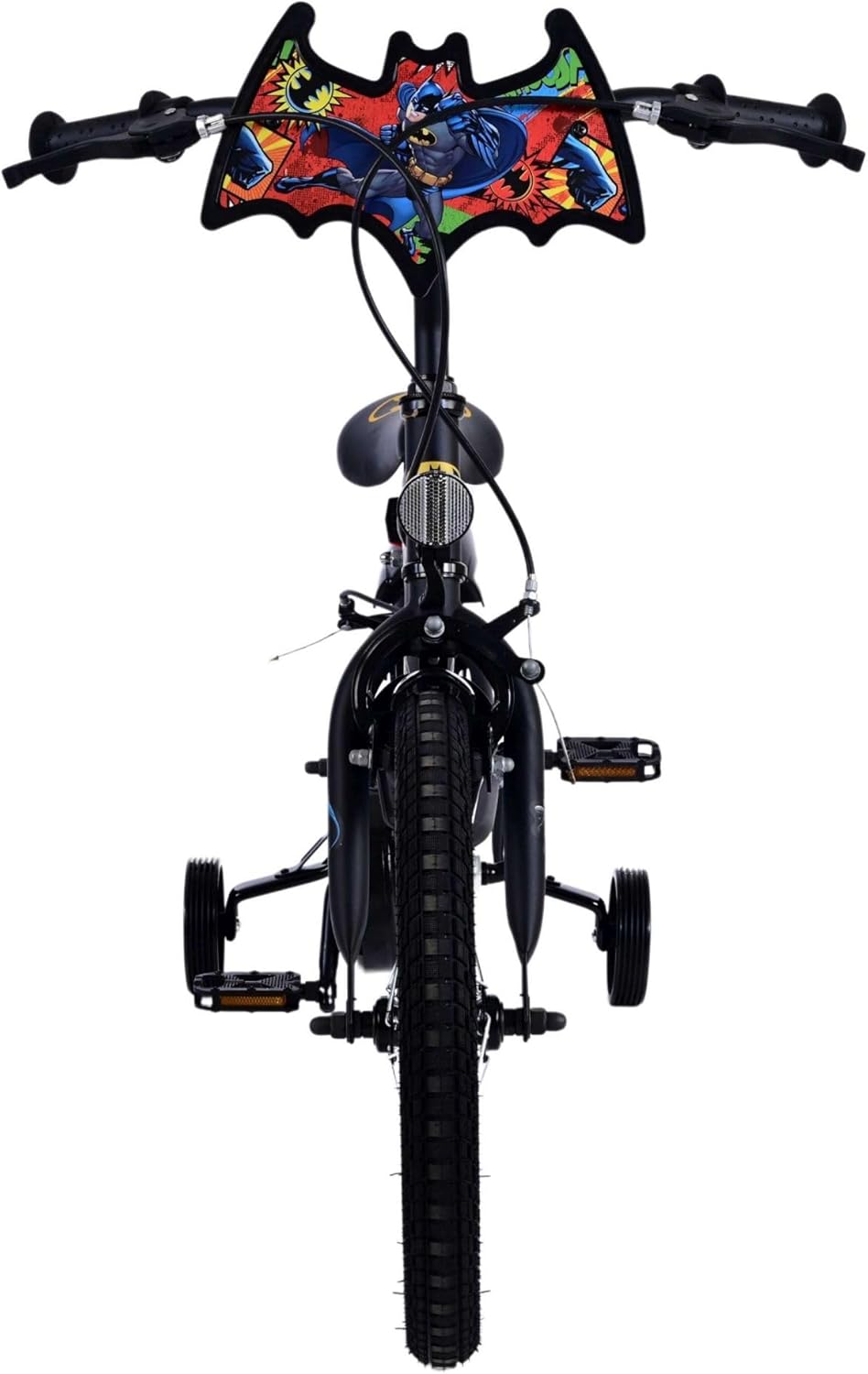 Volare Batman 16 Zoll Kinderfahrrad schwarz - Sicherheit, Komfort und Spass in einem!