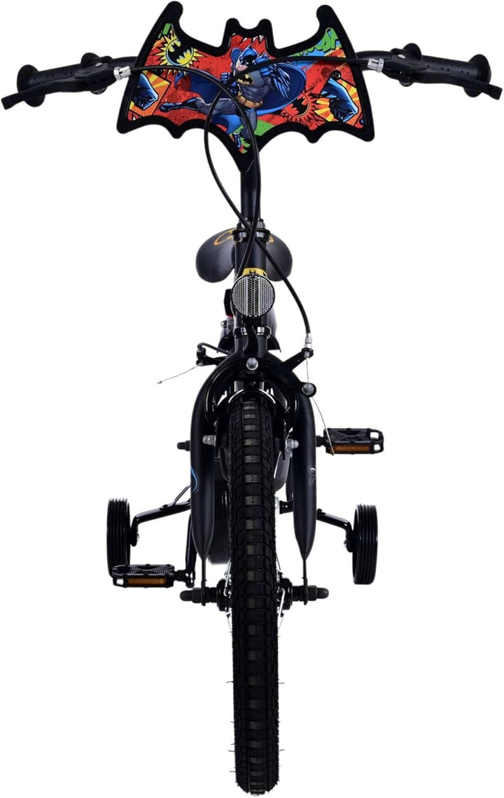 Volare Batman 16 Zoll Kinderfahrrad schwarz - Sicherheit, Komfort und Spass in einem!