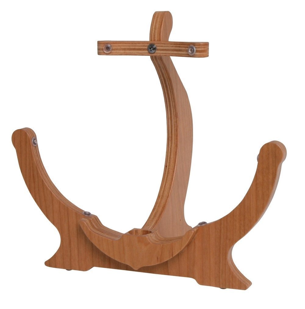 SAS Violin Tischständer, für 4/4 Violine mit Mittelkinnhalter, zusammenklappbar, mit Tasche