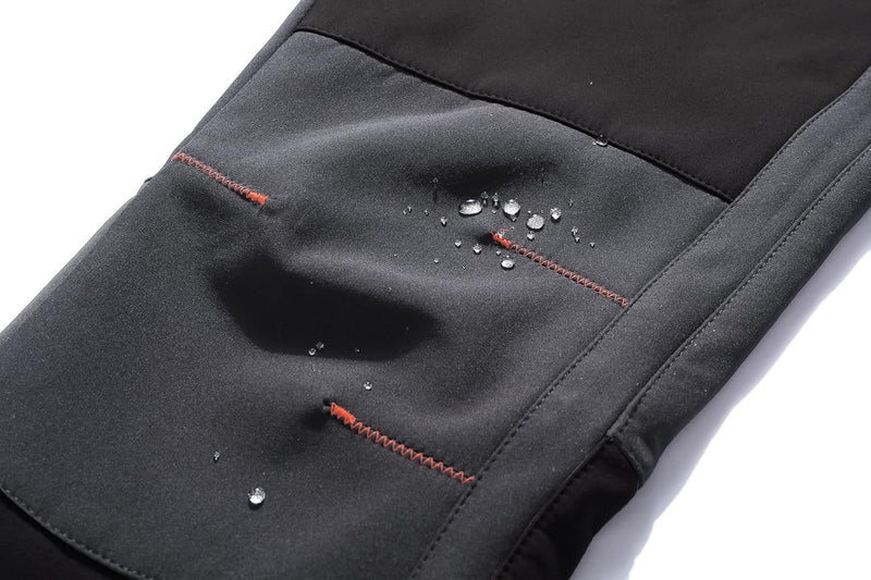 BenBoy Herren Wanderhose Wasserdicht Softshellhose Outdoorhose Winddicht Warm Gefüttert Skihose Snow