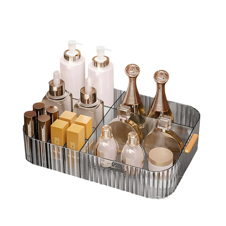 DASITON Make up Organizer mit Fächern, Grosser Make up Aufbewahrung Kosmetik Organizer für Badezimme