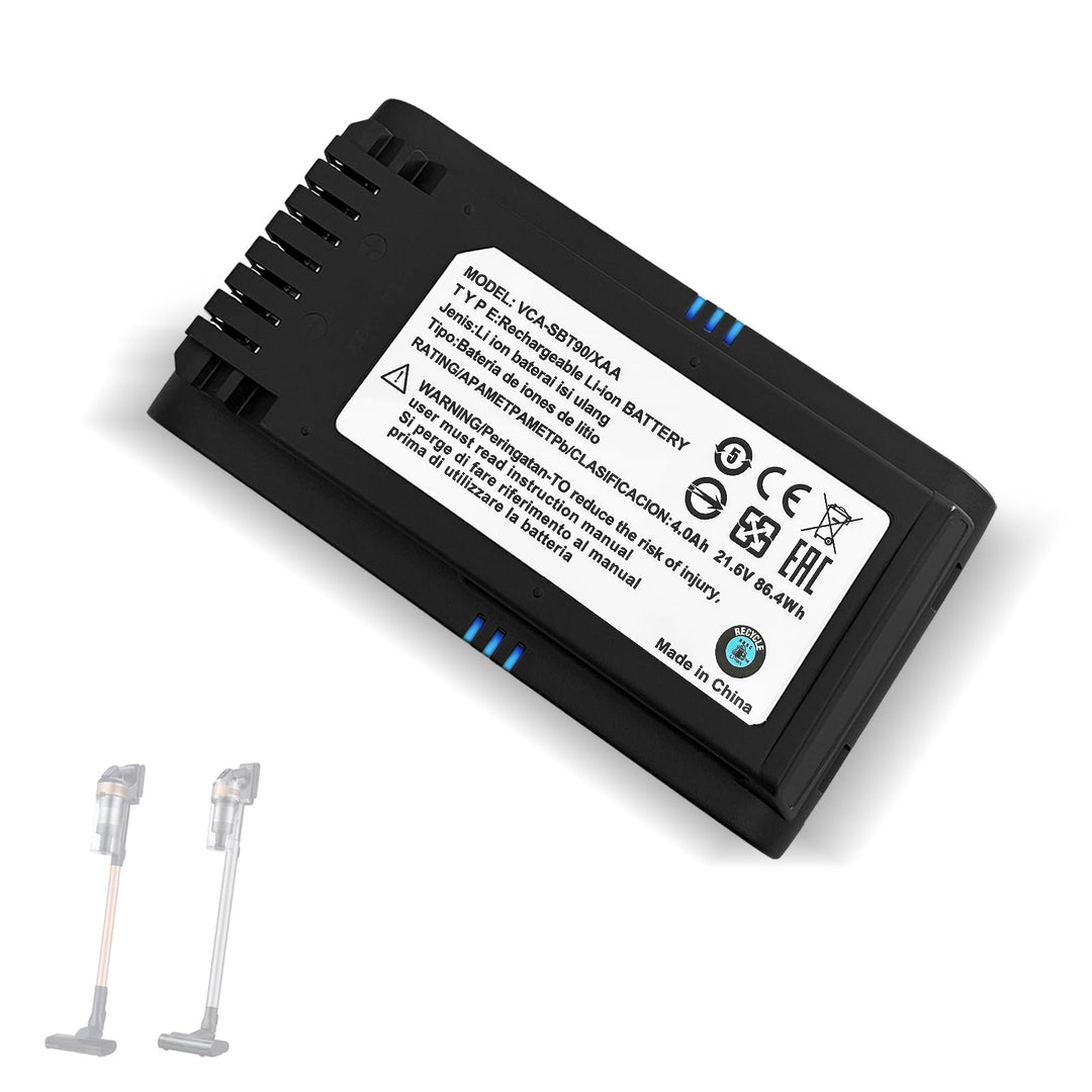 4.0Ah Akku für Samsung VCA-SBTA60 VCA-SBT90 VCA-SBT90EB, Kompatibel mit Samsung JET60 JET65 JET70 JE