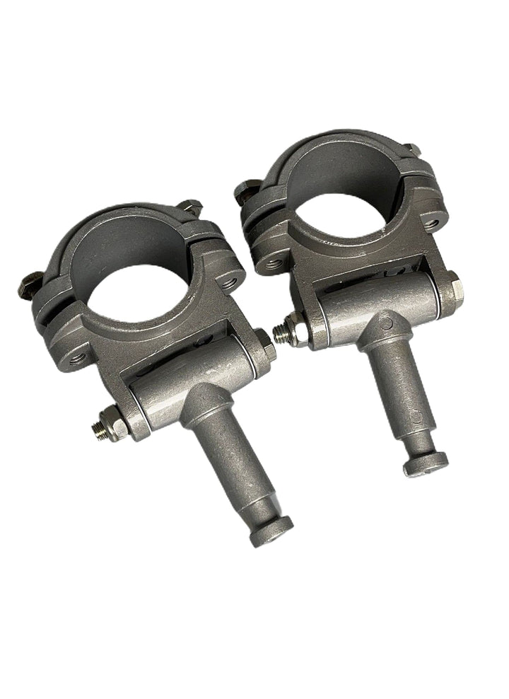 MOTIVEX Set Rudergabel aus Alu Feinguss mit Gelenk Doppelpack Dolle, Doppelpack Dolle