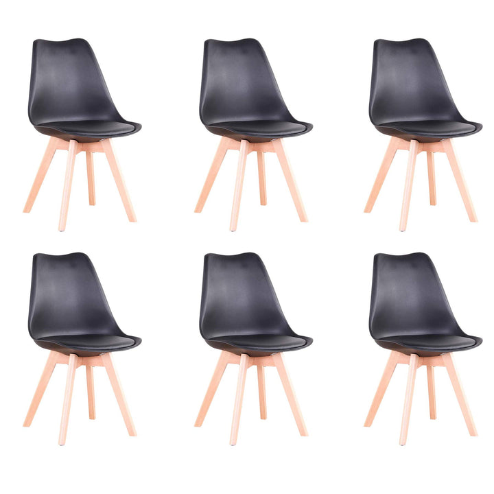 BenyLed 6er Set Esszimmerstühle Skandinavischer Küchenstuhl Design Modern Wohnzimmerstühle, Esszimme
