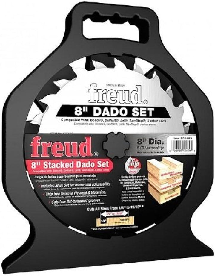 Freud 20,3 cm Professioneller gestapelter Dado (SD208) 20,3 cm Professional Dado, 20,3 cm Profession