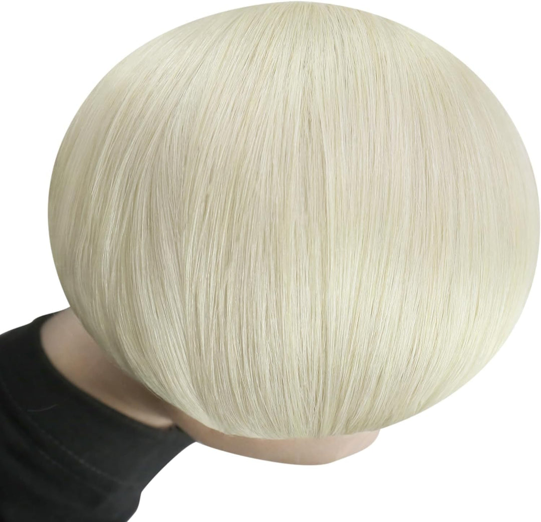 YoungSee Extensions Echthaar Bondings Blond 45cm Bonding Extensions Echthaar 1g Haarverlangerung Bon