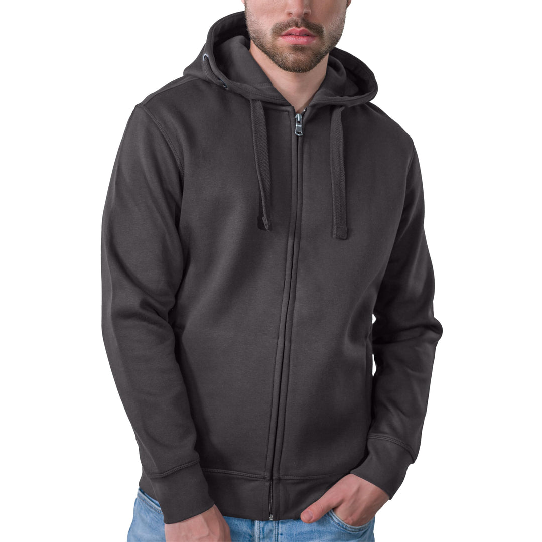 HRM Herren Premium Hooded Jacket I Fair Trade Kapuzenjacke, 320 g/m² I Aus 70% Baumwolle & 30% recyc