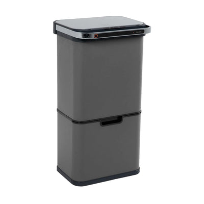 SVITA Sensor-Mülleimer 60L Aktivkohle- und Selbstreinigungs-Funktion Grau, Grau
