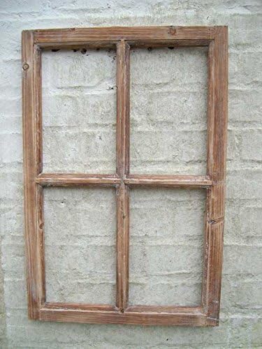 Fenster Sprossenfenster Bilderrahmen Wandobjekt, Wanddekoration Holz